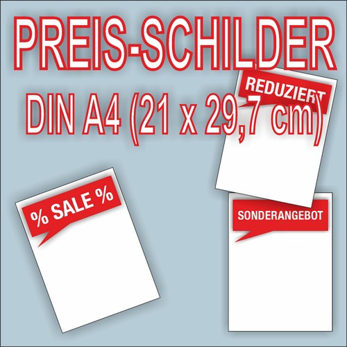 Preisschilder