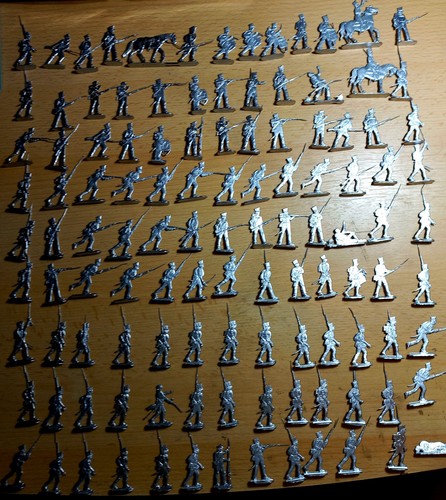 Zinnfiguren flach