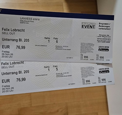 Tickets felix lobrecht - tickets,