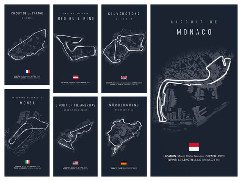 Poster formel kalender 2026 - poster,