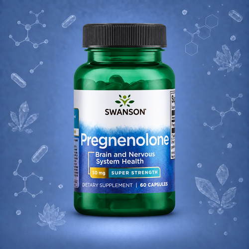 Swanson pregnenolone 50mg 60 - pregnenolone,