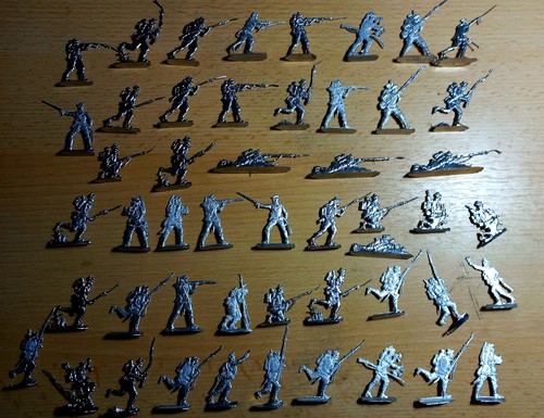 Zinnfiguren flach 30mm 