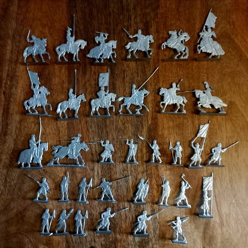 Zinnfiguren flach