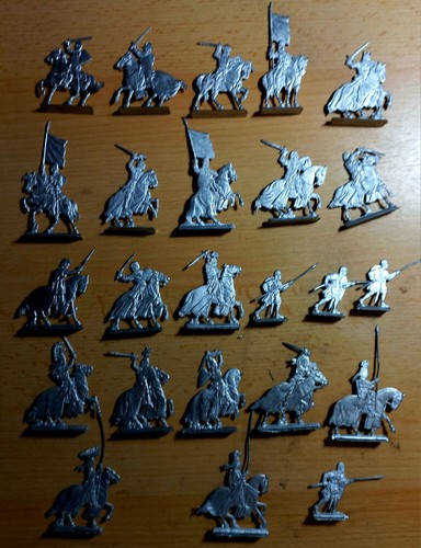 Zinnfiguren flach