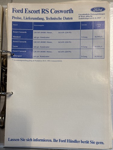Ford preise lieferumfang - ford,